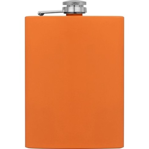 Фляжка 240 мл Remarque soft touch, 201 сталь, оранжевый