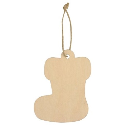 Подвеска деревянная «Новогодний валенок»