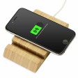 Беспроводное зарядное устройство из бамбука «Jetty», 10 Вт, натуральный