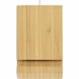 Беспроводное зарядное устройство из бамбука «Jetty», 10 Вт, натуральный