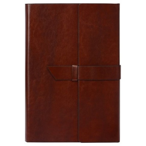 Бизнес-блокнот А5 с клапаном «Fabrizio», 80 листов, коричневый