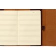 Бизнес-блокнот А5 с клапаном «Fabrizio», 80 листов, коричневый