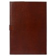 Бизнес-блокнот А5 с клапаном «Fabrizio», 80 листов, коричневый