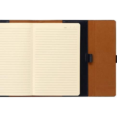 Бизнес-блокнот А5 с клапаном «Fabrizio», 80 листов, темно-синий