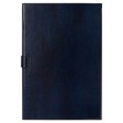 Бизнес-блокнот А5 с клапаном «Fabrizio», 80 листов, темно-синий
