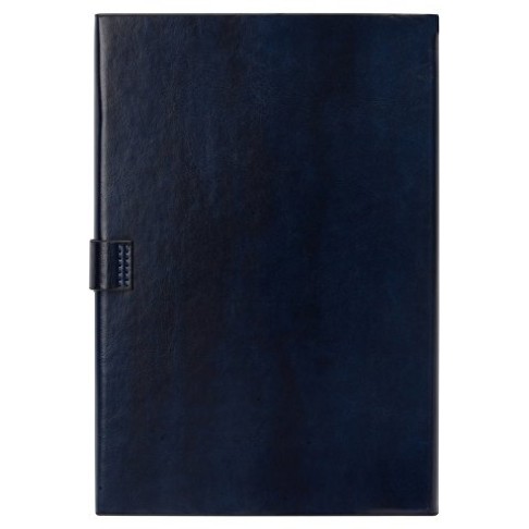 Бизнес-блокнот А5 с клапаном «Fabrizio», 80 листов, темно-синий