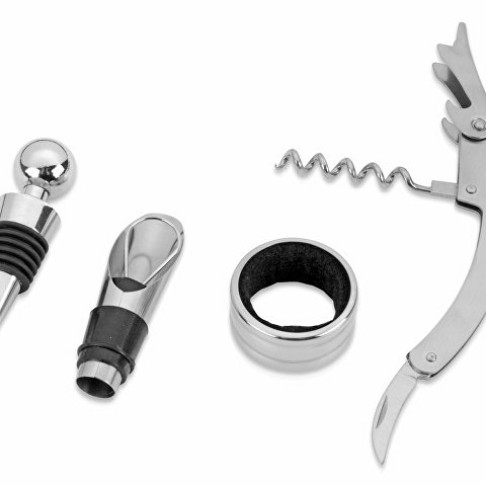 Набор аксессуаров для вина «Fabrizio», черный