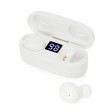Беспроводные наушники TWS в кейсе Volts. Evolt, белый, пластик