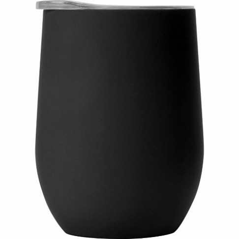 Термокружка Sense Gum soft-touch, 370мл, черный