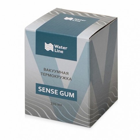 Термокружка Sense Gum soft-touch, 370мл, синий