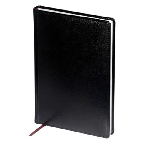 Ежедневник недатированный А5 «Sidney Nebraska», черный (белый срез)