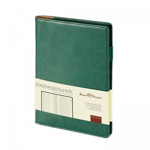 Еженедельник недатированный А5 «Concept», зеленый