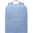 Рюкзак из переработанного хлопка и полиэстера плотностью 210 г/м² Pheebs, синий