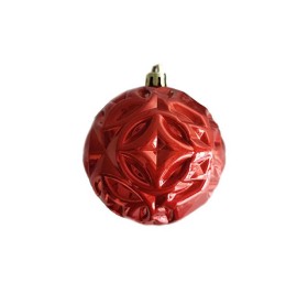 Новогоднее подвесное украшение из полистирола / 8x8x8см, красный