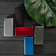 Внешний аккумулятор Forge, Evolt, металл, 10000mah, красный
