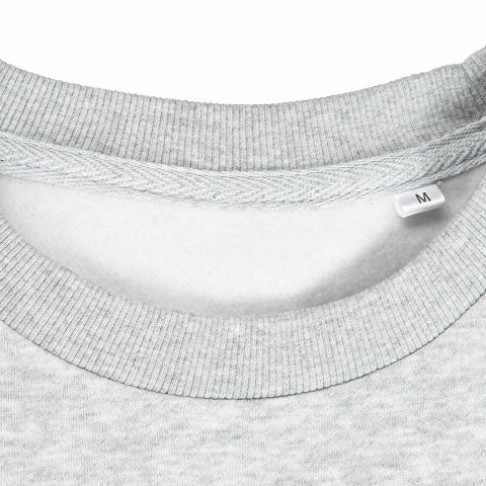 Свитшот блокинг «Edinburgh», серый меланж/белый, мужской