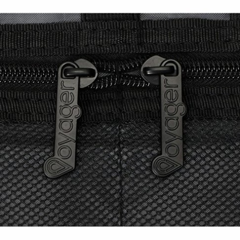 Органайзер District для электроники на резинке, темно-серый