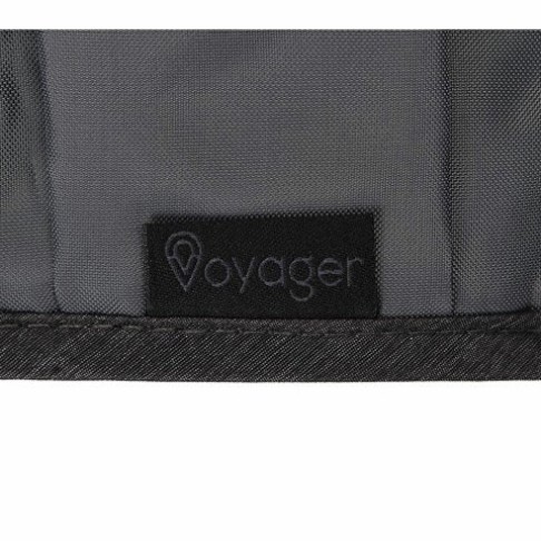 Органайзер District для электроники на резинке, темно-серый