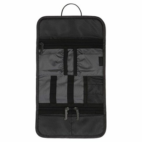 Органайзер District для электроники на резинке, темно-серый