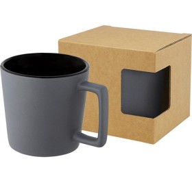 Cali Керамическая кружка объемом 370 мл с матовой отделкой, черный матовый Cali Керамическая кружка объемом 370 мл с матовой отделкой, черный матовый