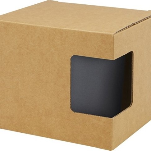 Cali Керамическая кружка объемом 370 мл с матовой отделкой, черный матовый