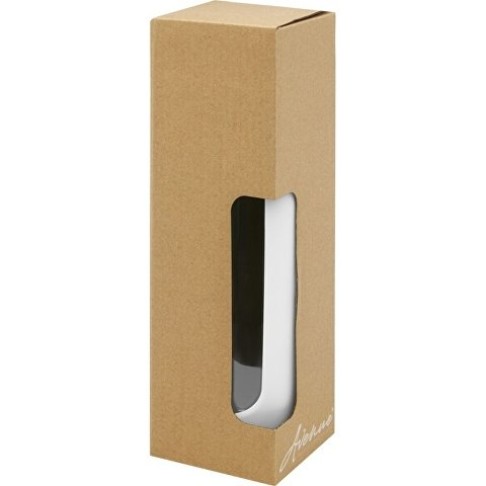 Tidan Бутылка из боросиликатного стекла объемом 600 мл с силиконовым держателем, белый