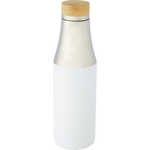 Hulan Бутылка объемом 540 мл с вакуумной изоляцией из меди и бамбуковой крышкой, белый Hulan Бутылка объемом 540 мл с вакуумной изоляцией из меди и бамбуковой крышкой, белый