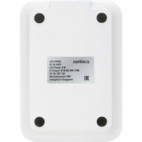 Настольная лампа Rombica LED FAROS, белый (квадратное основание)