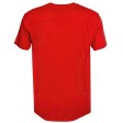 Мужская спортивная футболка Turin из комбинируемых материалов, красный