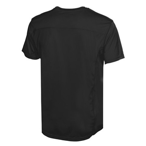 Мужская спортивная футболка Turin из комбинируемых материалов, черный