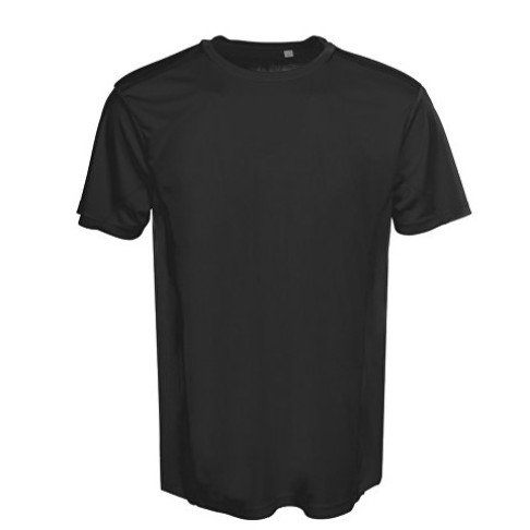 Мужская спортивная футболка Turin из комбинируемых материалов, черный