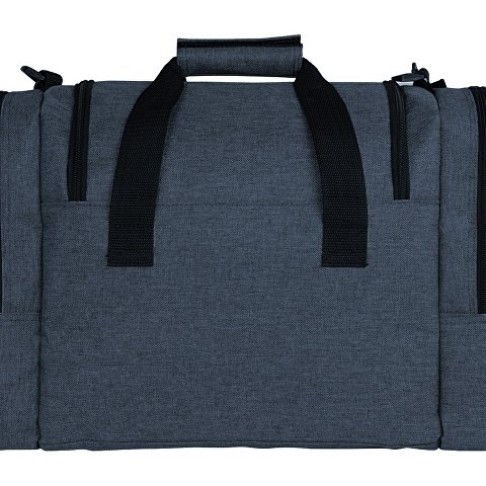 Сумка дорожная Route с двумя боковыми карманами, темно-синий