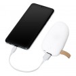 Универсальное зарядное устройство power bank в форме камня. 5200MAH. white