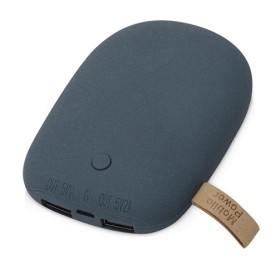 Универсальное зарядное устройство power bank в форме камня. 7800MAH. Dark gray