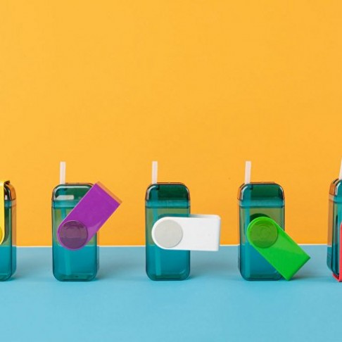 Бутылка для воды JUICY DRINK BOX, белый