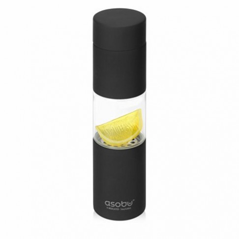 Бутылка для воды FLAVOUR U SEE, 460 мл, черный