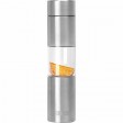 Бутылка для воды FLAVOUR U SEE, 460 мл, серебристый