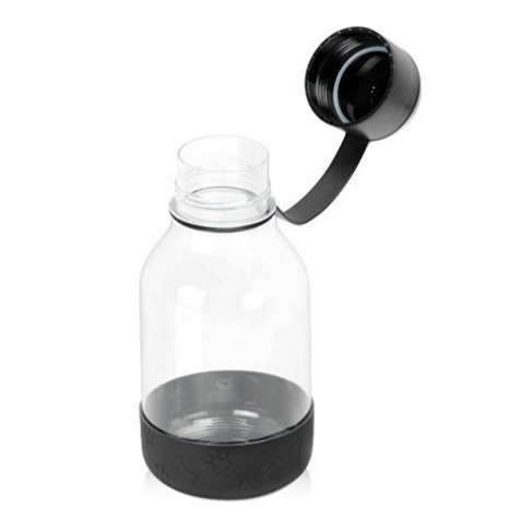 Бутылка для воды 2-в-1 «Dog Bowl Bottle» со съемной миской для питомцев, 1500 мл, черный