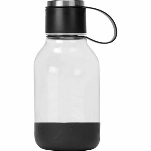 Бутылка для воды 2-в-1 «Dog Bowl Bottle» со съемной миской для питомцев, 1500 мл, черный