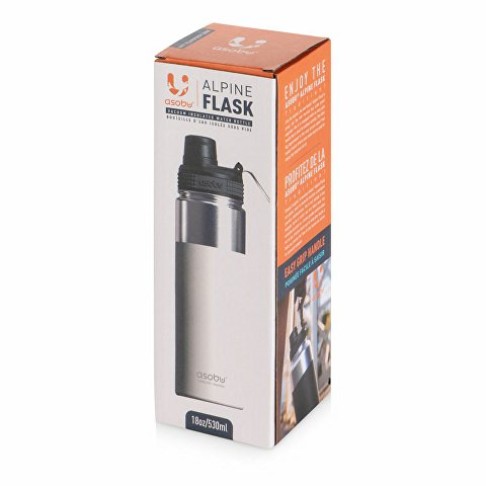 Термос Alpine flask, 530 мл, белый Термос Alpine flask, 530 мл, белый