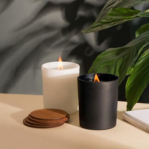 Свеча соевая ароматическая в стекле 