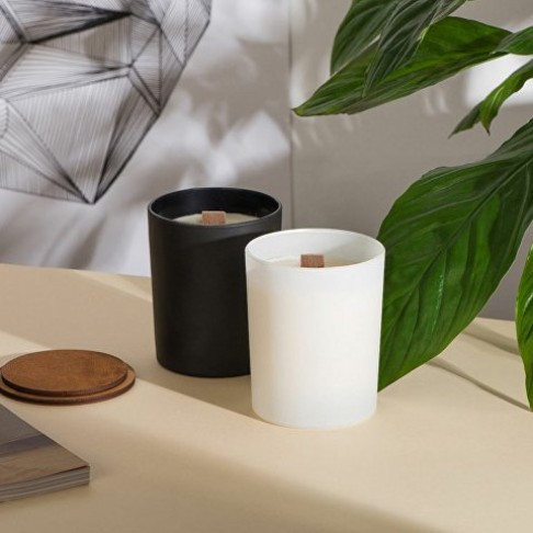 Свеча соевая ароматическая в стекле 