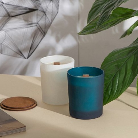 Свеча соевая ароматическая в стекле 