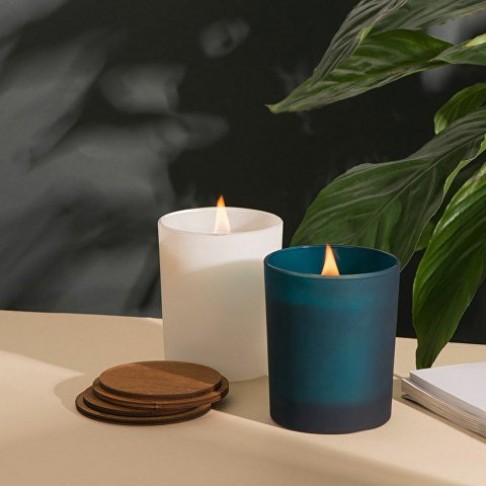 Свеча соевая ароматическая в стекле 