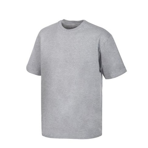 Футболка из френч терри «Warsaw» унисекс 220гр, серый меланж Футболка из френч терри «Warsaw» унисекс 220гр, серый меланж