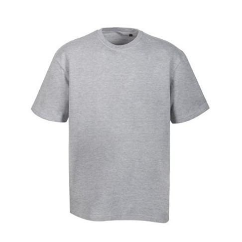 Футболка из френч терри «Warsaw» унисекс 220гр, серый меланж Футболка из френч терри «Warsaw» унисекс 220гр, серый меланж