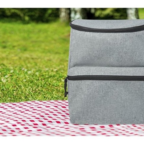 Excursion, рюкзак-холодильник из переработанного РЕТ-пластика, серый яркий