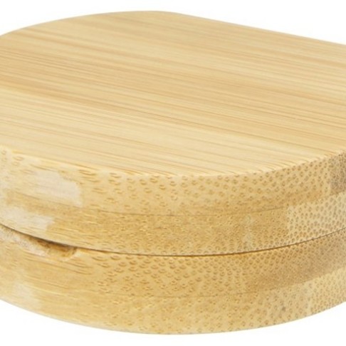 Карманное зеркало в бамбуковой раме Afrodit, natural