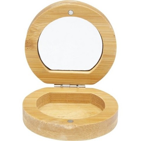 Карманное зеркало в бамбуковой раме Afrodit, natural