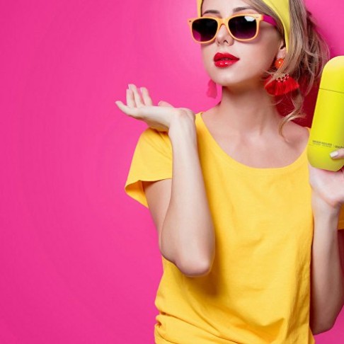 Термос ORB, желтый